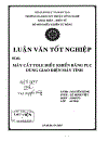 Máy cắt tole điều khiển bằng PLC dùng giao diện máy tính