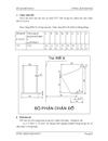 Tính toán hệ thống chưng luyện liên tục để tách hỗn hợp hai cấu tử acetone nước bằng mâm chóp