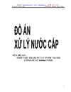 Thiết kế trạm xử lý nước ngầm