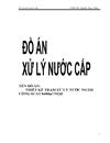 THIẾT KẾ TRẠM XỬ LÝ NƯỚC NGẦM CÔNG SUẤT 8400m3 NGĐ