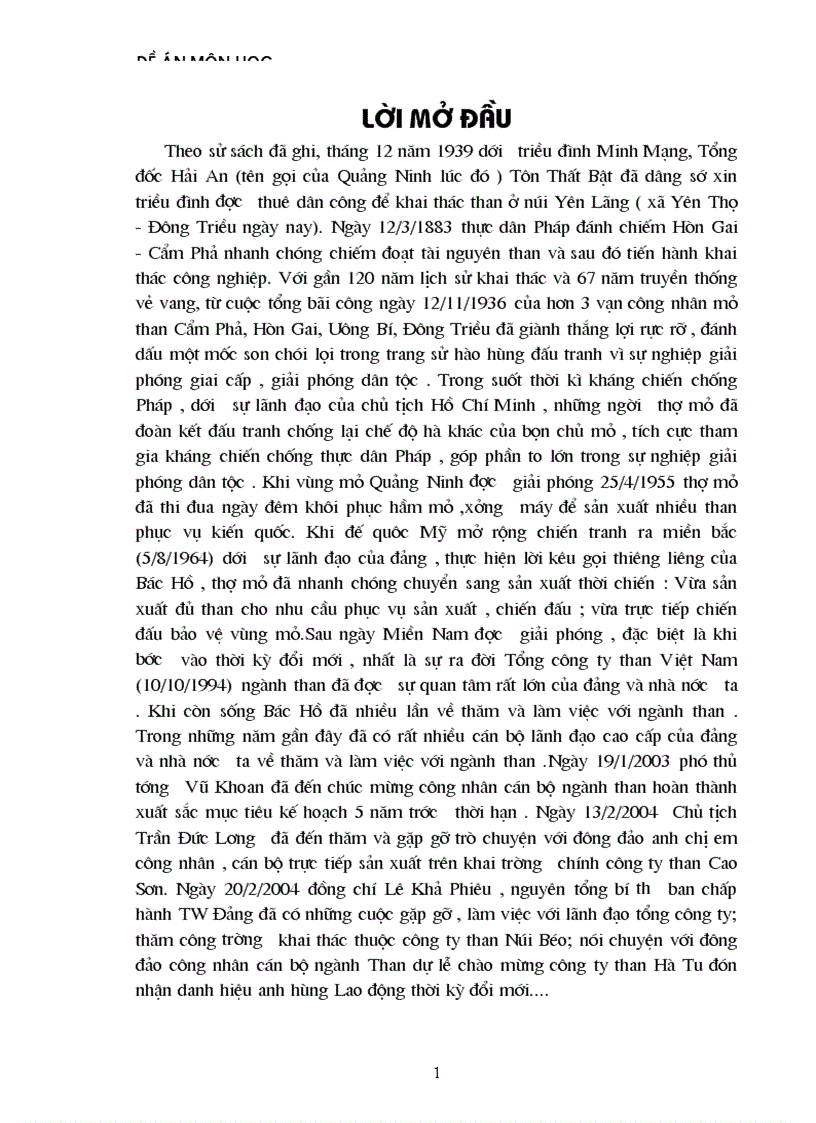 IPhát Triển Ngành Than Ở Quảng Ninh