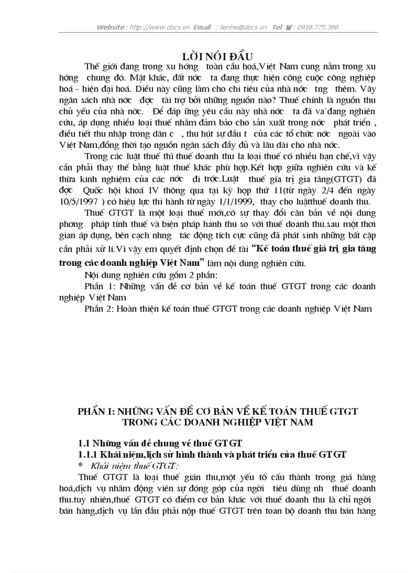 Kế toán thuế giá trị gia tăng trong các doanh nghiệp Việt Nam