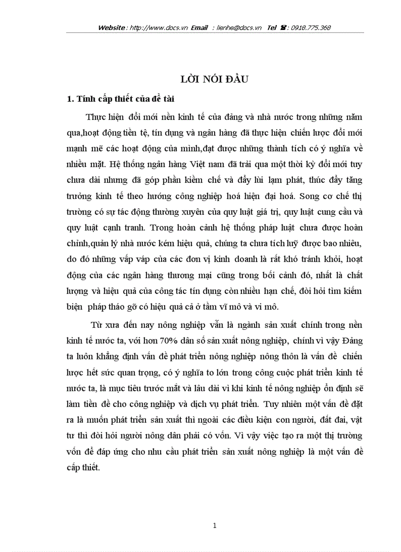 Mở rộng hoạt động tín dụng tại quỹ tín dụng nhân dân xã Thạch khôi Huyện gia lộc Tỉnh Hải Dương
