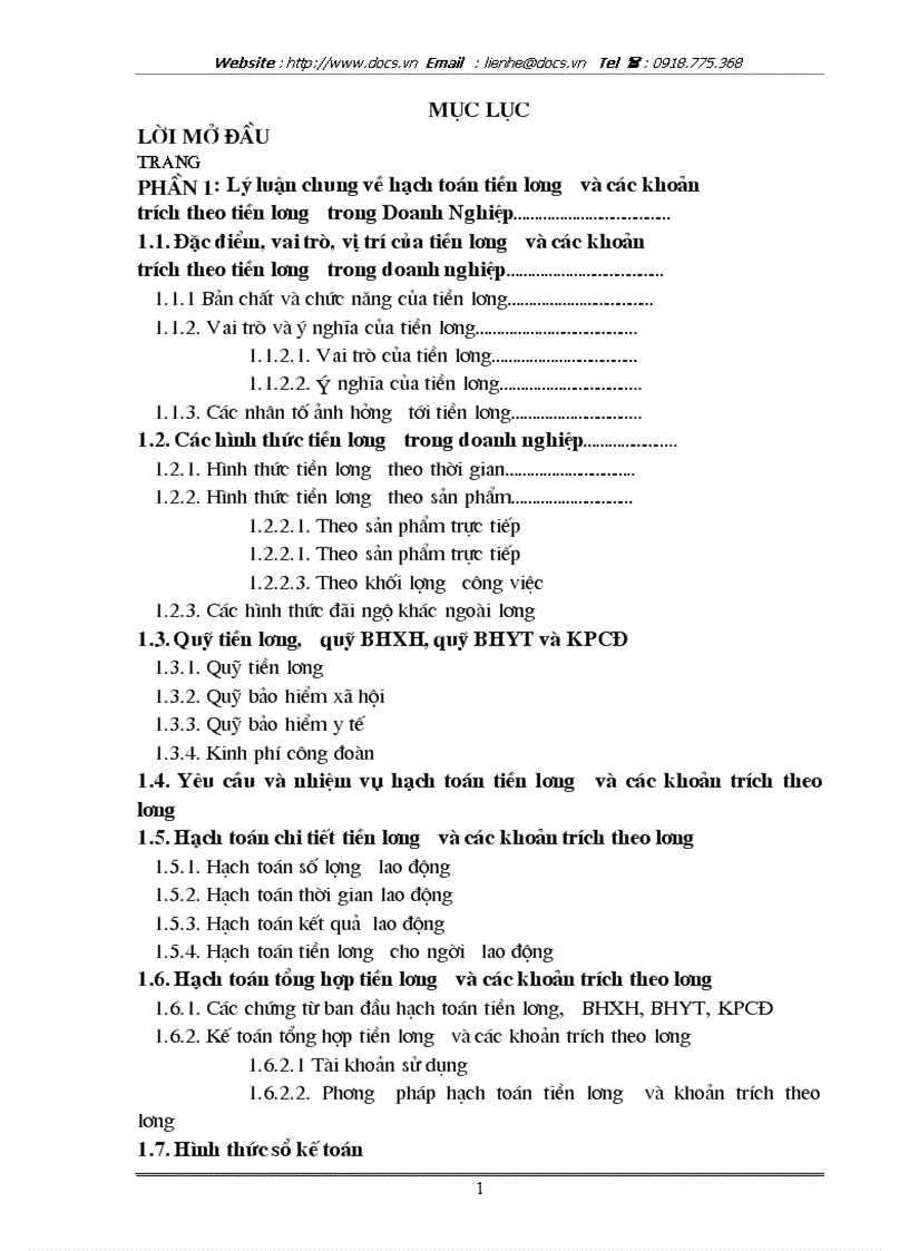 Kế toán tiền lương và các khoản trích theo lương Công Ty Sản xuất Thương Mại và Dịch Vụ Phú Bình