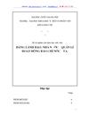 Đảng lãnh đạo nhà nước quản lí hoạt động báo chí nước ta