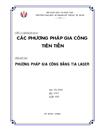 Phương Pháp Gia Công tiên tiến Bằng Tia Laser