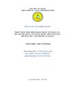 Phân tích tình hình hoạt động tín dụng và rủi ro tín dụng tại NH TMCP Sài Gòn Thương Tín Chi nhánh An Giang