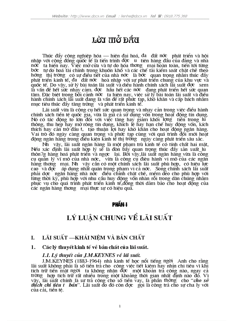 Lãi suất ngân hàng