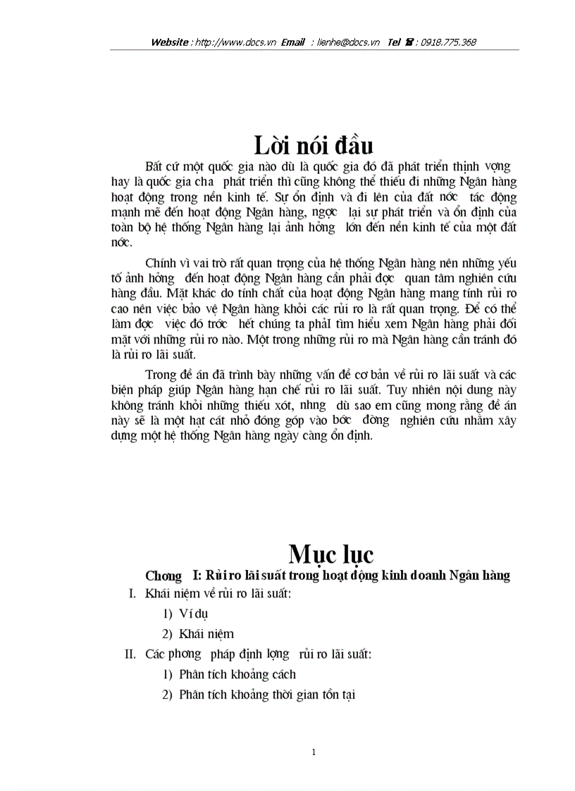 Những vấn đề cơ bản về rủi ro lãi suất và các biện pháp giúp Ngân hàng hạn chế rủi ro lãi suất