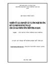 Nghiên cứu lựa chọn kết cấu và công nghệ thi công kết cấu nhịp dẫn BT dự ứng lực cho cầu giao thông nông thôn tỉnh An Giang