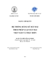 Hệ thông đăng ký đất đai theo pháp luật đất đai VN và Thụy Điển