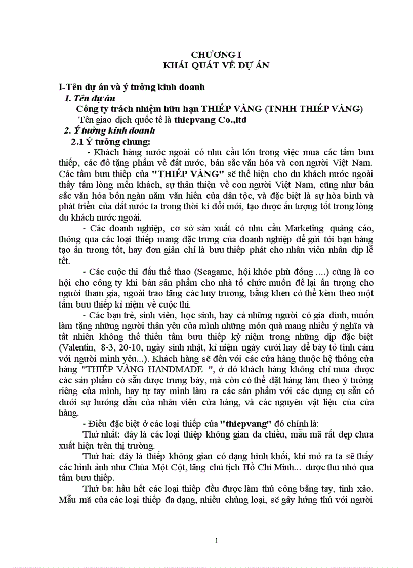 Công ty trách nhiệm hữu hạn thiếp vàng và hệ thống cửa hàng Thiếp vàng handmade