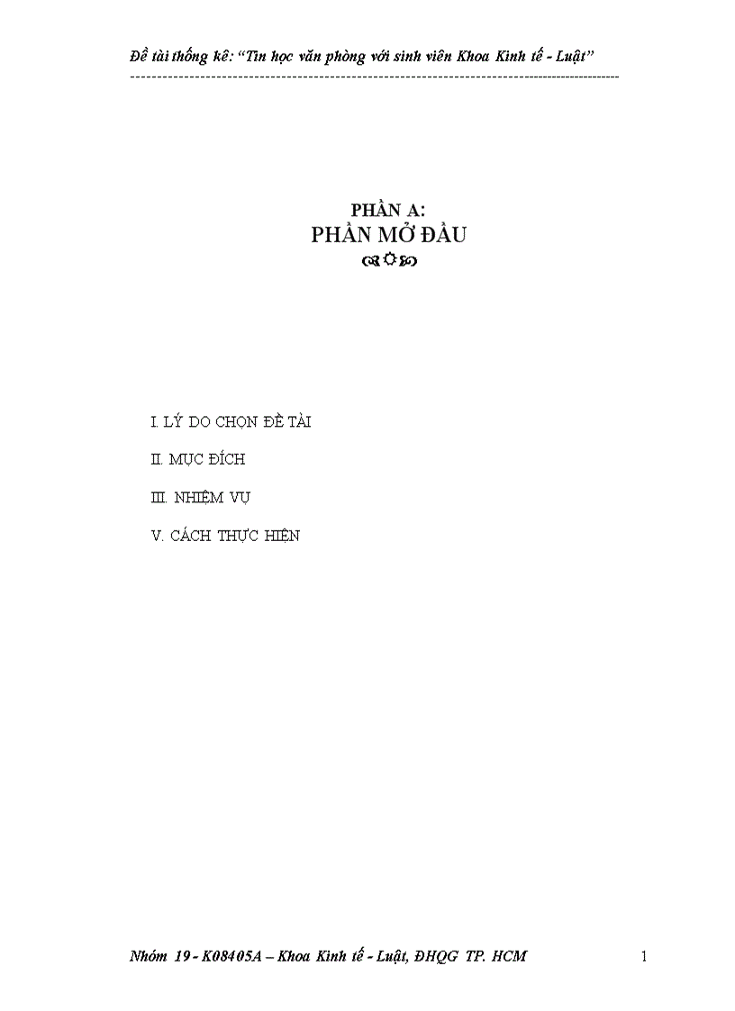 Tin học văn phòng với sinh viên Khoa Kinh tế Luật