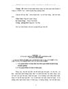 Thực trạng hoạt động kinh doanh và một số giải pháp nâng cao hiệu quả hoạt động kinh doanh ở Công ty TNHH Vật tư thiết bị phụ tùng Quảng ninh