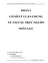 Tái cấu trúc nguồn nhân lực nhằm phù hợp với chiến lược kinh doanh tại Xí nghiệp xếp dỡ Hoàng Diệu Cảng Hải Phòng