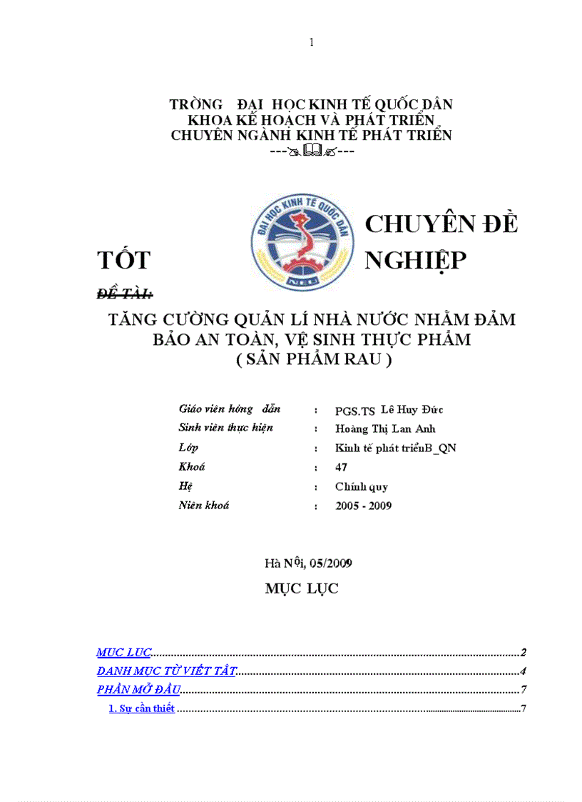 Tăng cường quản lý nhà nước nhằm đảm bảo an toàn vệ sinh thực phẩm sản phẩm rau