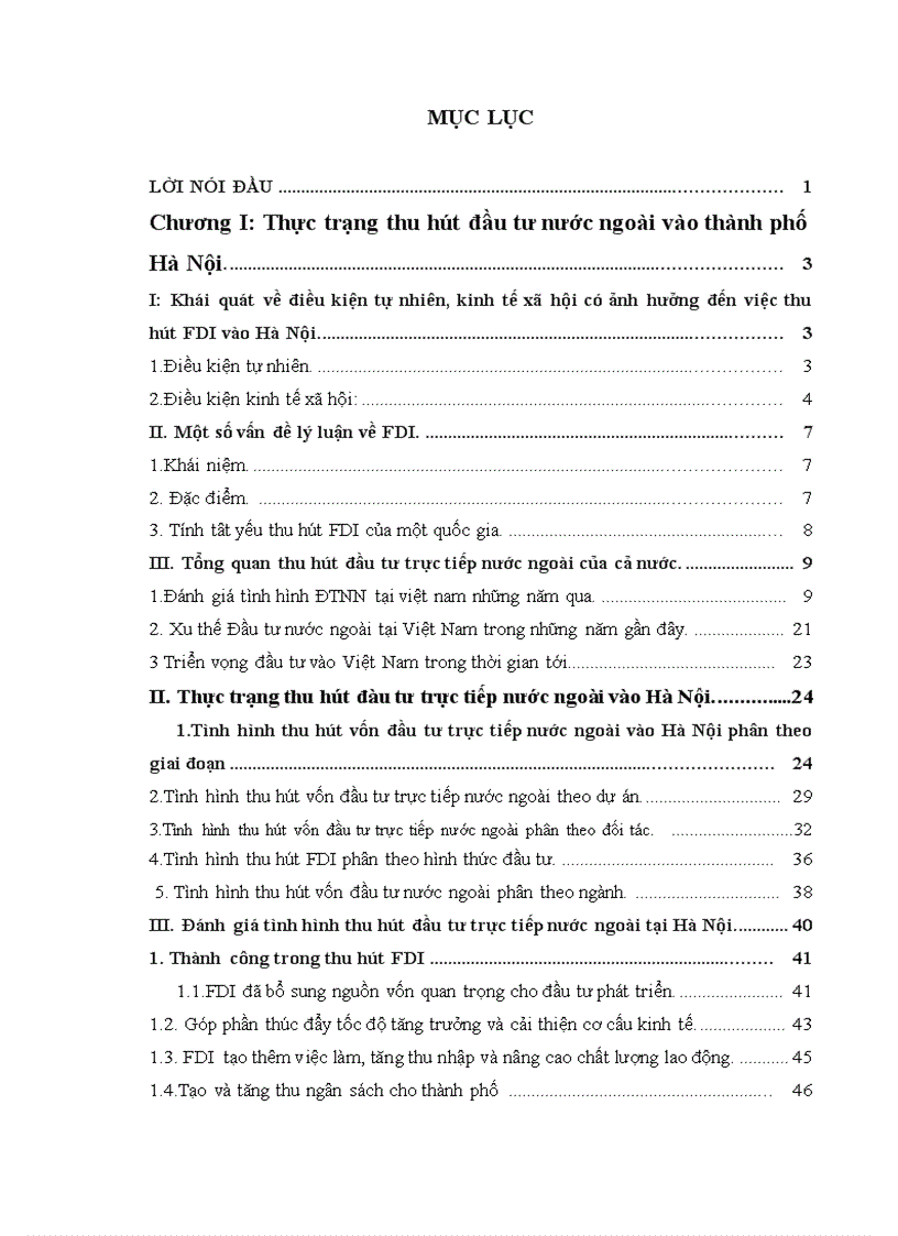 Một số giải pháp thu hút đầu tư trực tiếp nước ngoài tại Hà Nội