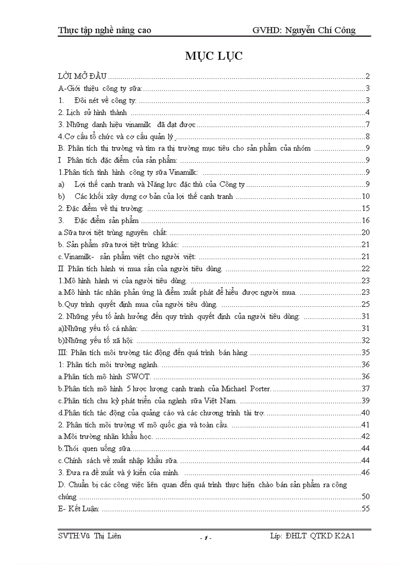 Thực tập nghề nâng cao