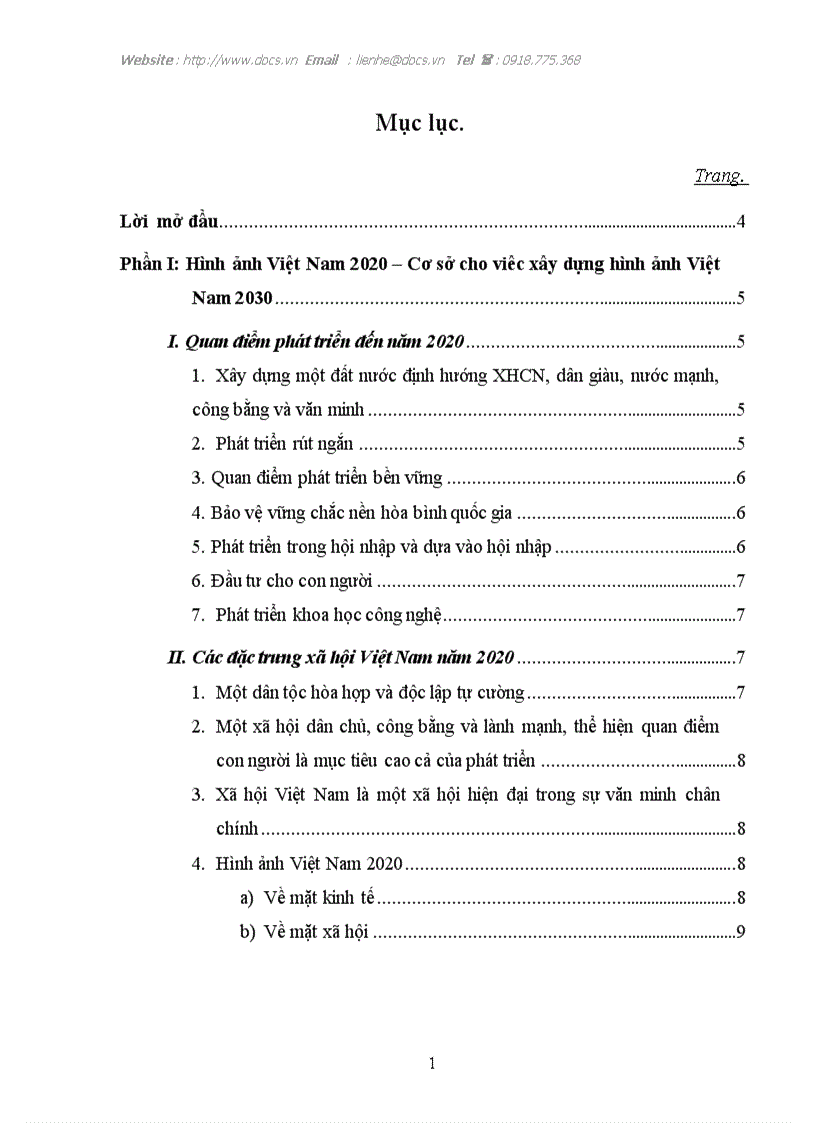 Hình ảnh VN năm 2030
