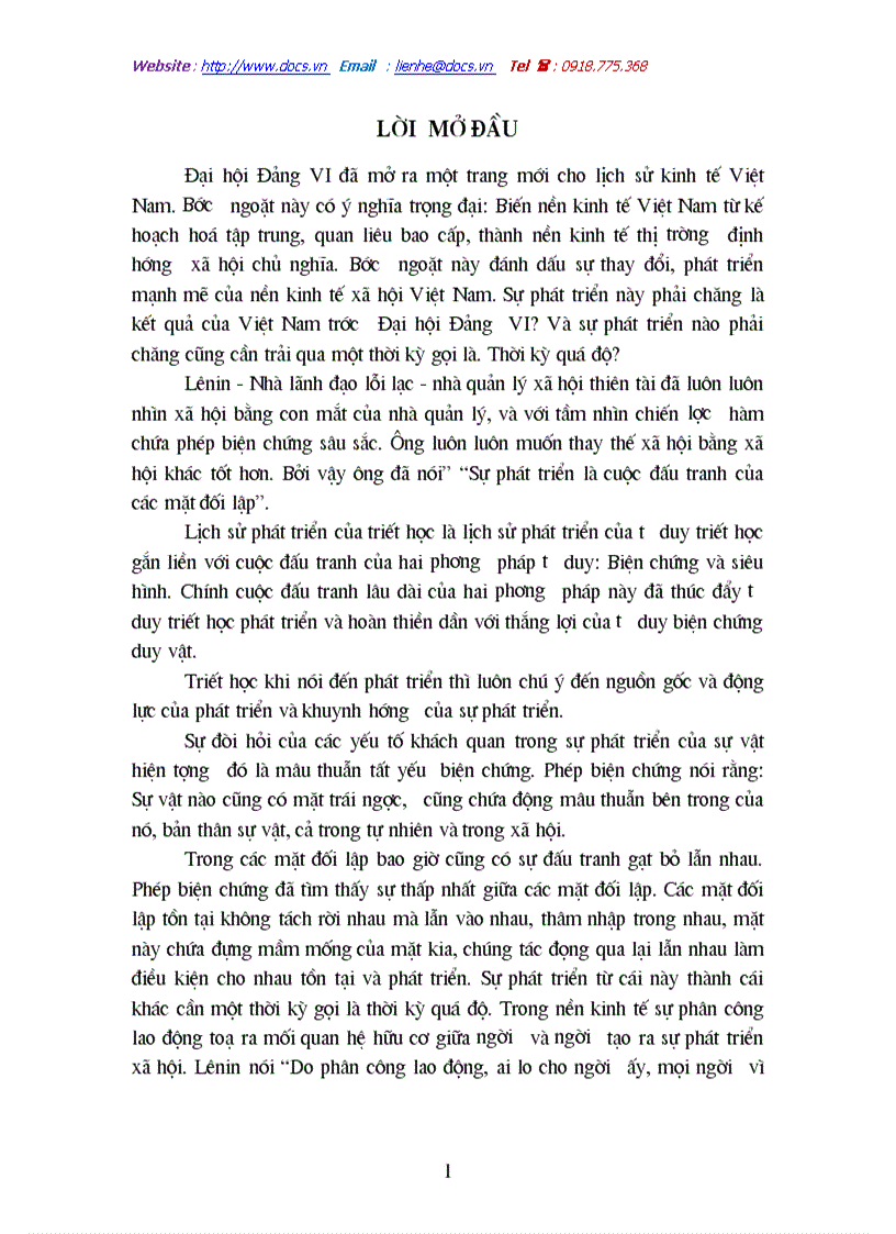 Lênin nói Sự phát triển là cuộc đấu tranh của các mặt đối lập từ luận điểm trên làm rõ cơ sở hạ tầng và kiến trúc thượng tầng của Việt Nam trong thờ