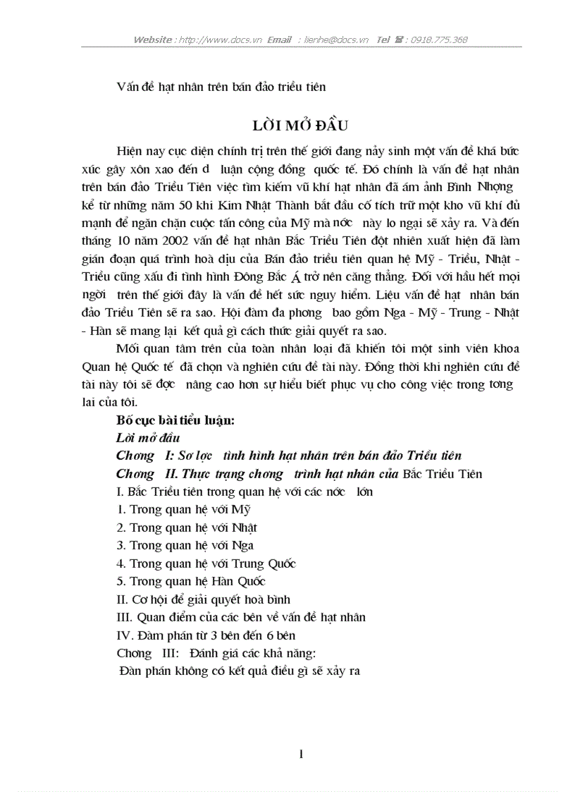 Vấn đề hạt nhân trên bán đảo Triều Tiên