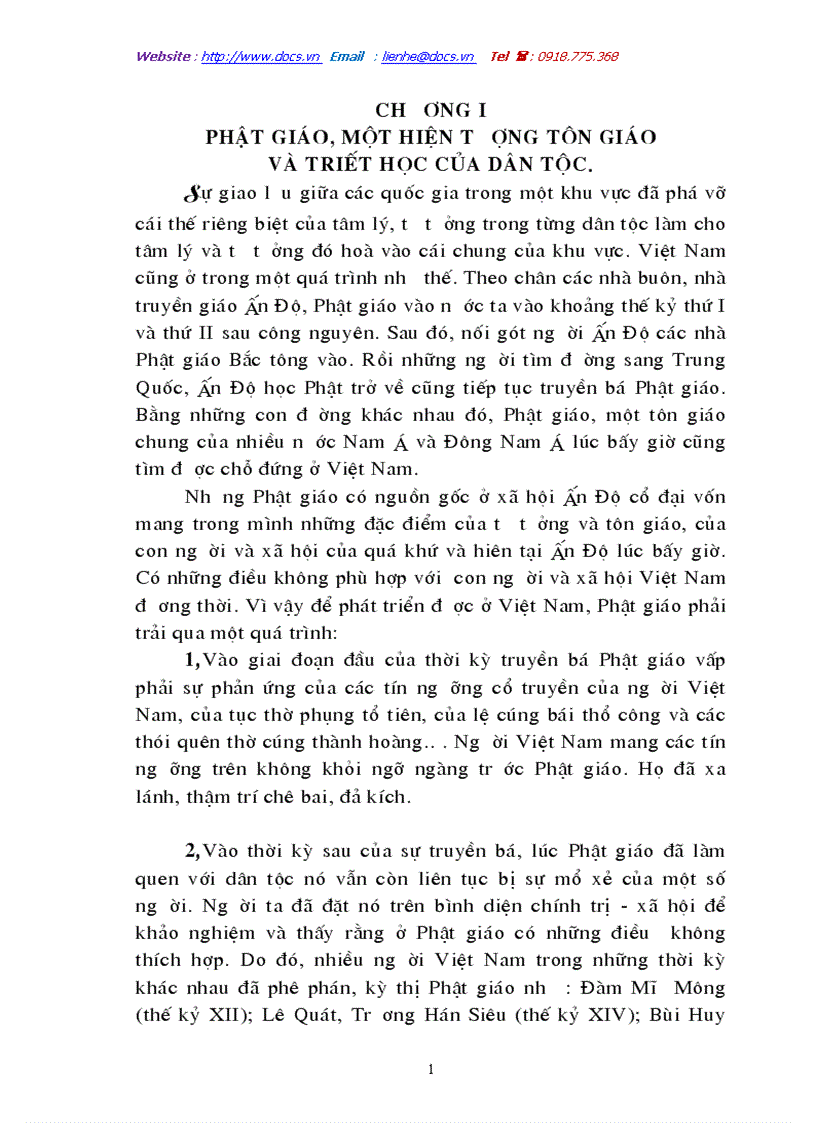 Phật giáo một hiện tượng tôn giáo