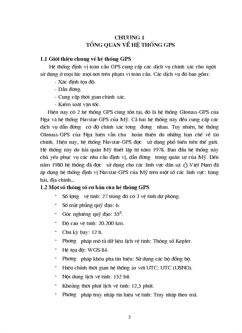 Đồ Án Nghiên cứu hệ thống GPS