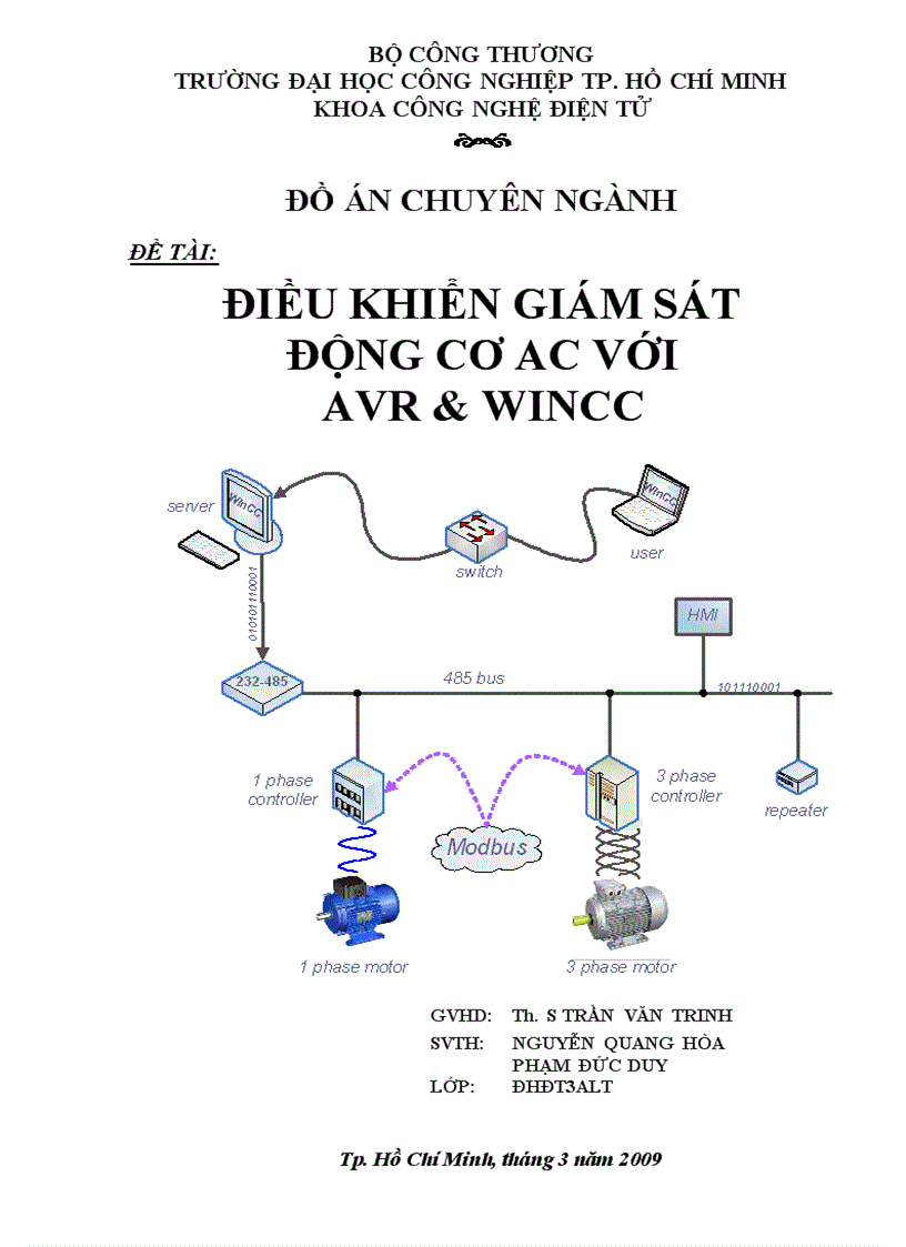 Điều khiển giám sát động cơ ac với avr wincc