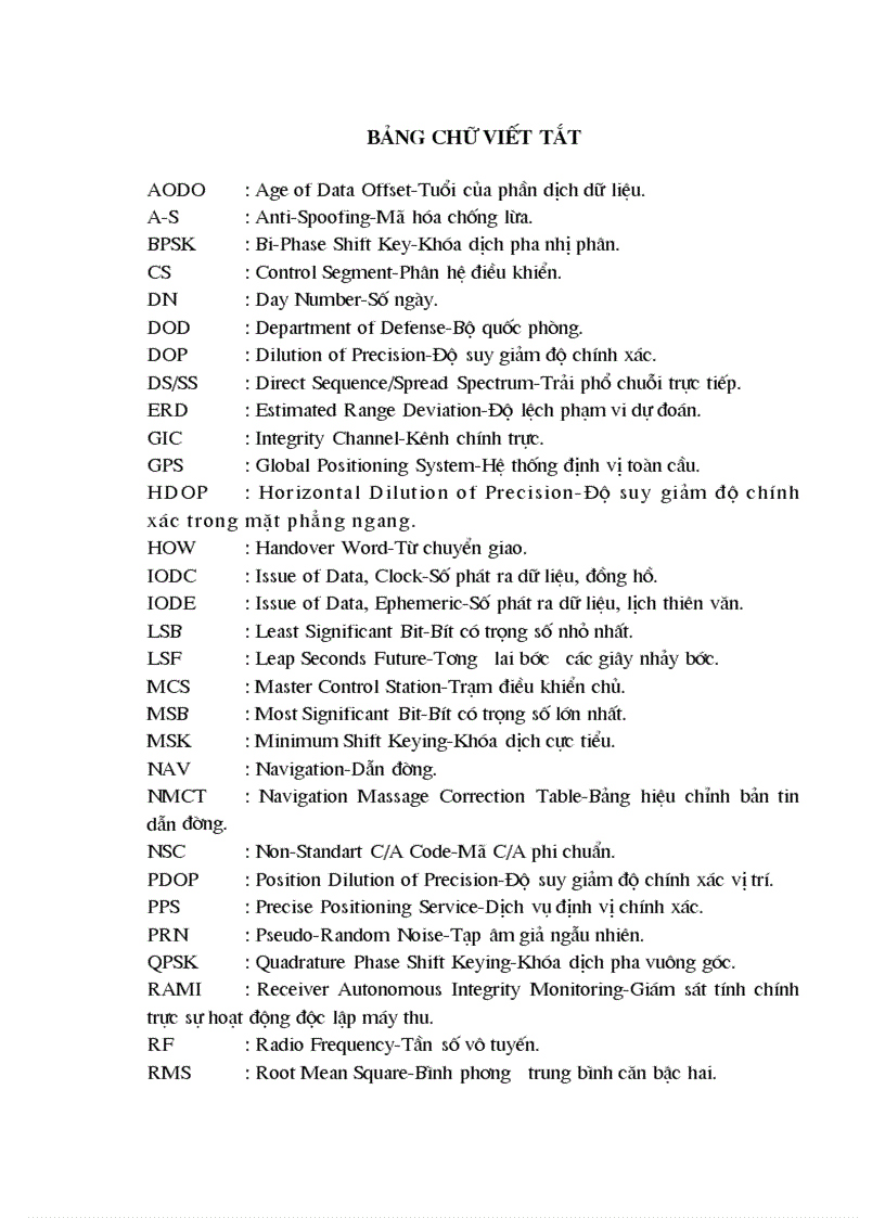 Đồ Án Nghiên cứu hệ thống GPS