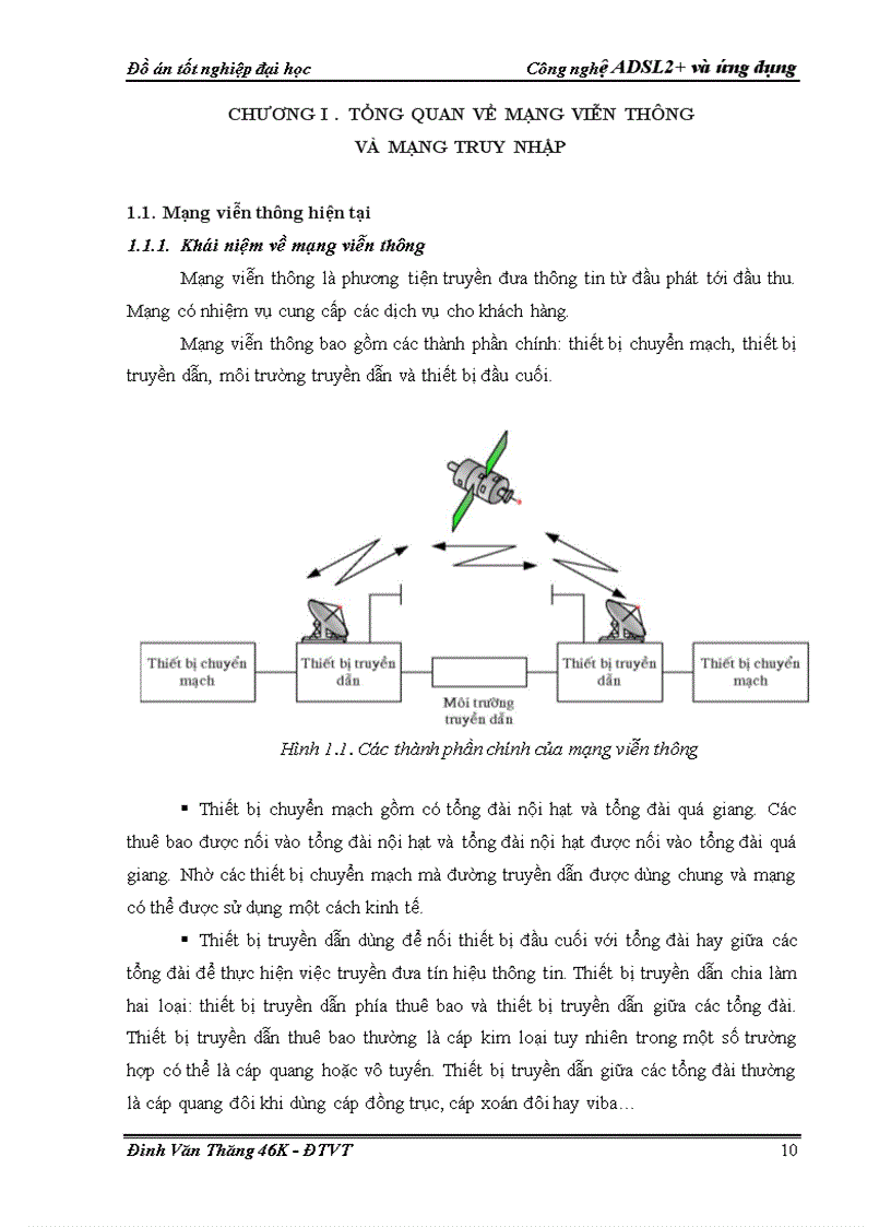 Công nghệ ADSL2 và ứng dụng