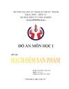 ĐỒ ÁN Mạch đếm sản phẩm