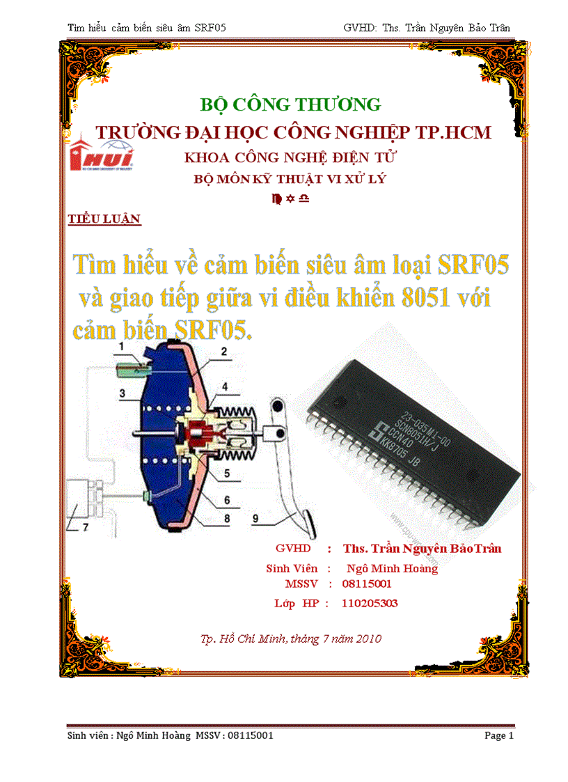 Tìm hiểu cảm ứng siêu âm SRF05