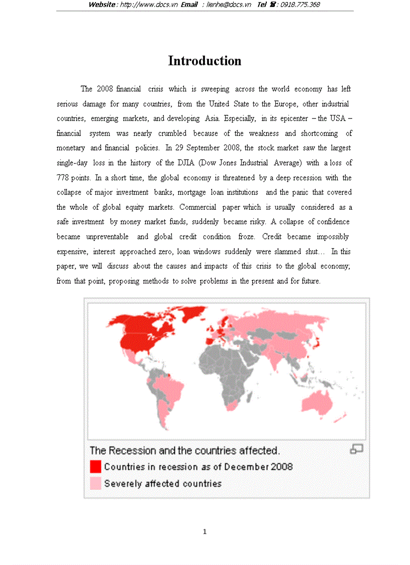 Describe the progress of global financial crisis which was arising in US in 2008 and analyze root causes of this crisis