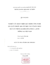 Nghiên cứu hoàn thiện quy trình công nghệ sản xuất thuốc bảo vệ thực vật từ dầu nhân hạt cây neem azadirachta indica a Juss trồng tại việt nam