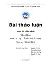 Quản lý luồng trong Unix Win2000