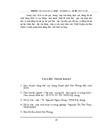 Nhu cầu dùng nước khu vực huyện Thuỷ Nguyện năm 2005 2010