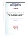 Đặc điểm thạch học thạch địa hóa granitoit khối núi le đồng nai và khoáng hóa liên quan