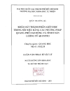 Khảo sát thành phần axit uric trong sỏi niệu bằng các phương pháp quang phổ dao động và tính toán lượng tử ab intio