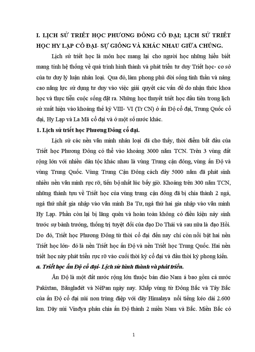 Lịchsử triếthọc phươngđôngcổđại
