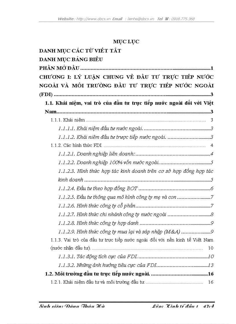 Quá trình cải thiện môi trường đầu tư trực tiếp nước ngoài tại Việt Nam