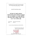 Đánh giá biến động tiềm năng đất nông nghiệp do tác động của hệ thống hồ đập thủy điện thủy lợi lưu vực sông bé