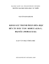 Khảo sát thành phần hóa học rễ cây dâu tằm morus albal Họ đậu moraceae