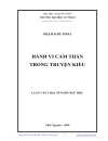 Hành vi cảm thán trong truyện Kiều