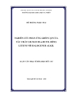 Nghiên cứu phản ứng ghép cặp của tác chất gilman di n butil đồng litium với halogenur alkil