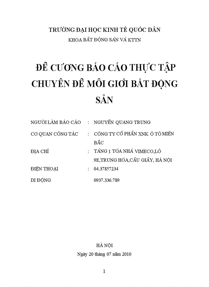 Tìm hiểu khái quát về nghề môi giới bất động sản