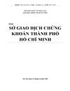 Tìm hiểu Sở giao dịch chứng khoán Hồ Chí Minh