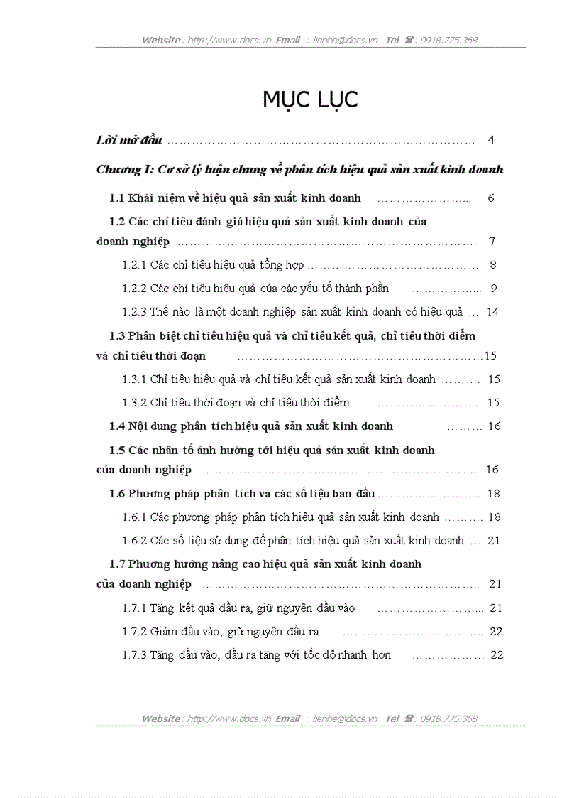 Phân tích thực trạng và đề xuất biện pháp nhằm nâng cao hiệu quả kinh doanh tại công ty TNHH Gia Anh