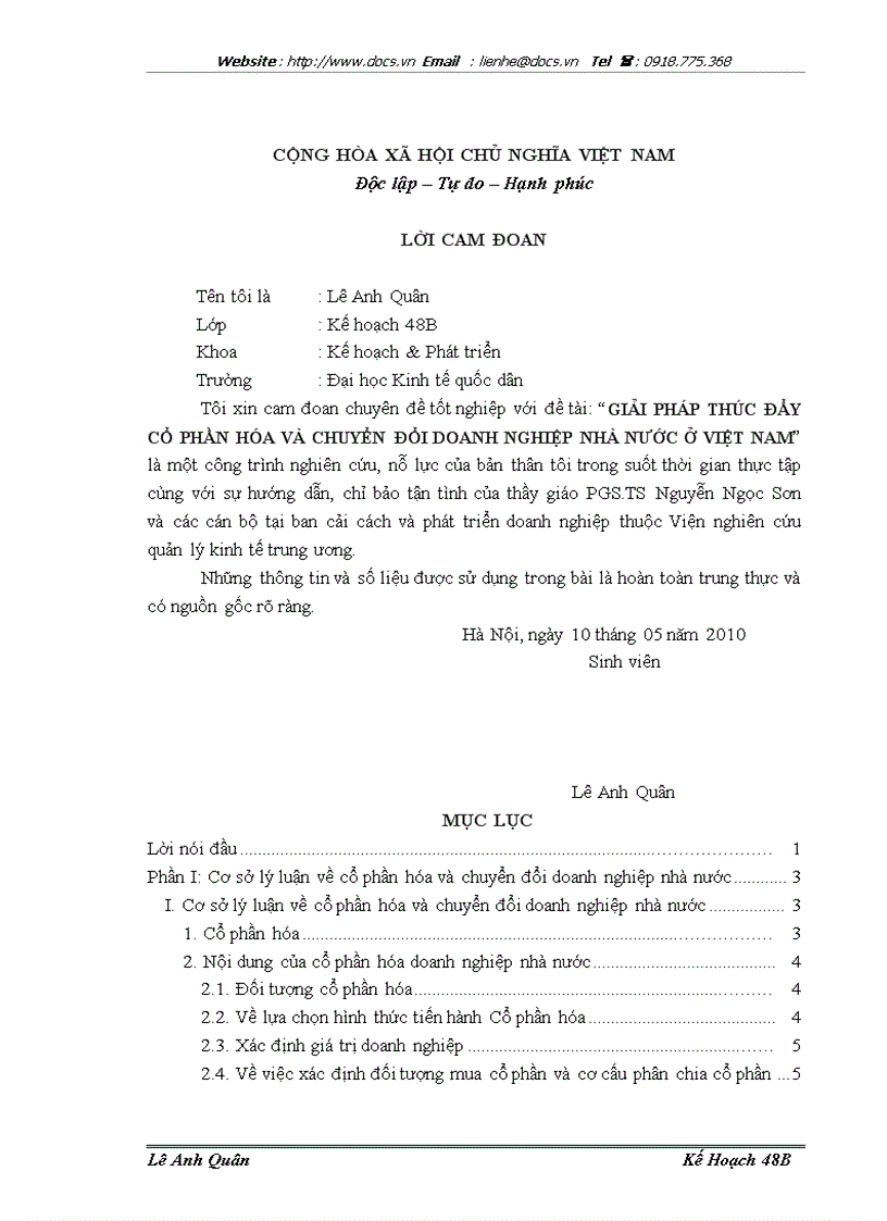 Giải pháp thúc đẩy cổ phần hóa và chuyển đổi doanh nghiệp nhà nước ở việt nam