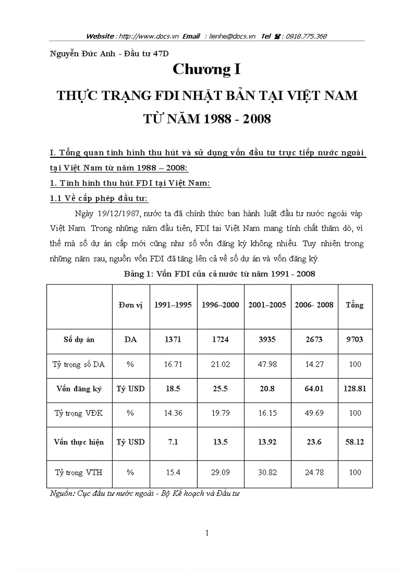 Mục tiêu định hướng và các giải pháp thu hút fdi của nhật bản vào việt nam đến năm 2020