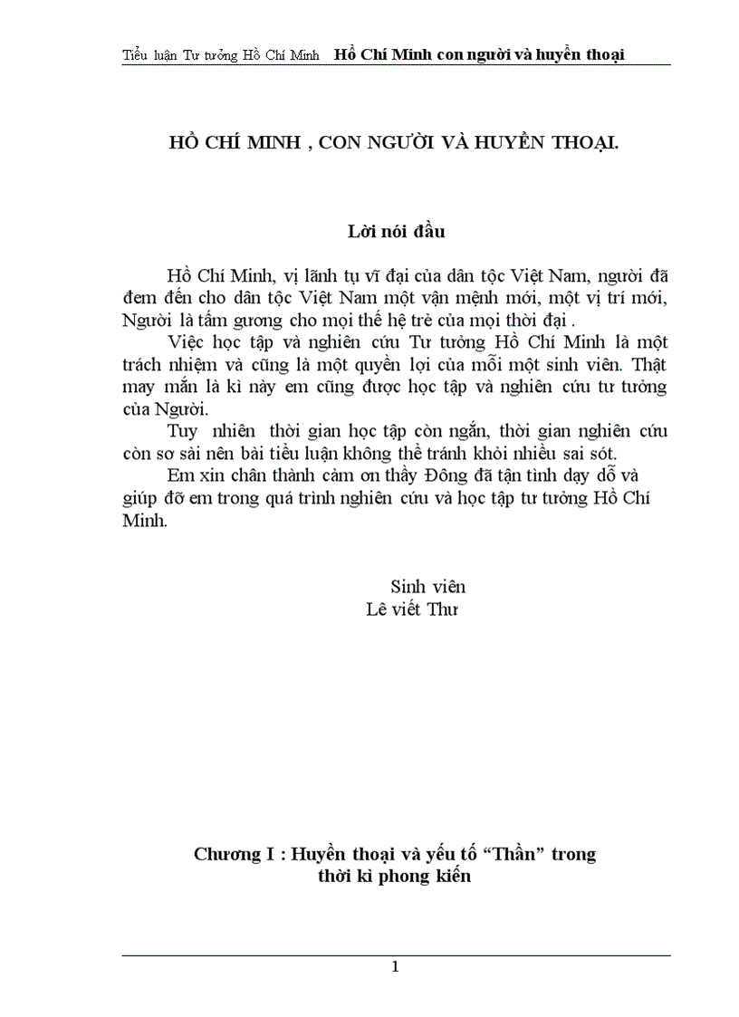 Hồ chíminh conngườivàhuyềnthoại